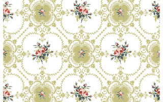 IOD - Lattice Rose Paint Inlay (12"x16" 8 sheet pad) *NEW* 2024 Spring Release  Limited Edition