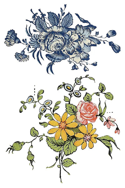 IOD - Fairytale Floral Transfer (8 pages 8″X12″)