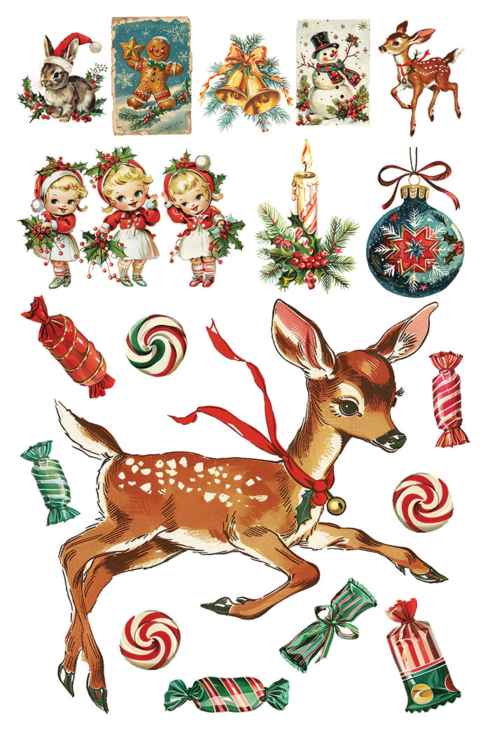 IOD -  Kitschy Transfer (8"x12" pad - 8 Sheets) *NEW* 2024 Holiday Release *Limited Edition*