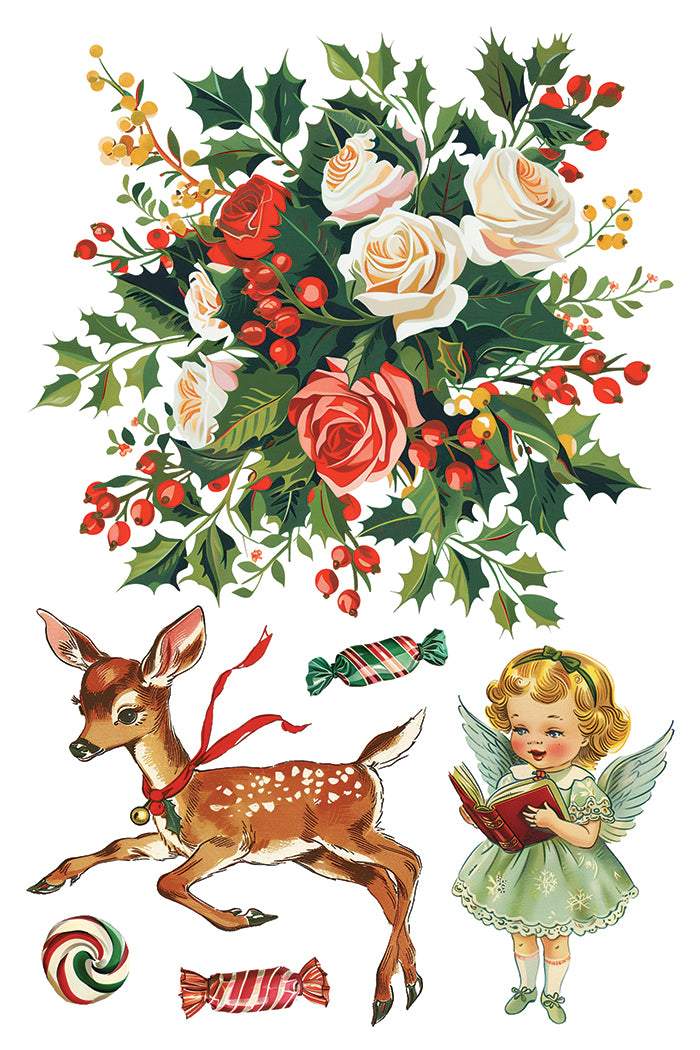 IOD -  Kitschy Transfer (8"x12" pad - 8 Sheets) *NEW* 2024 Holiday Release *Limited Edition*