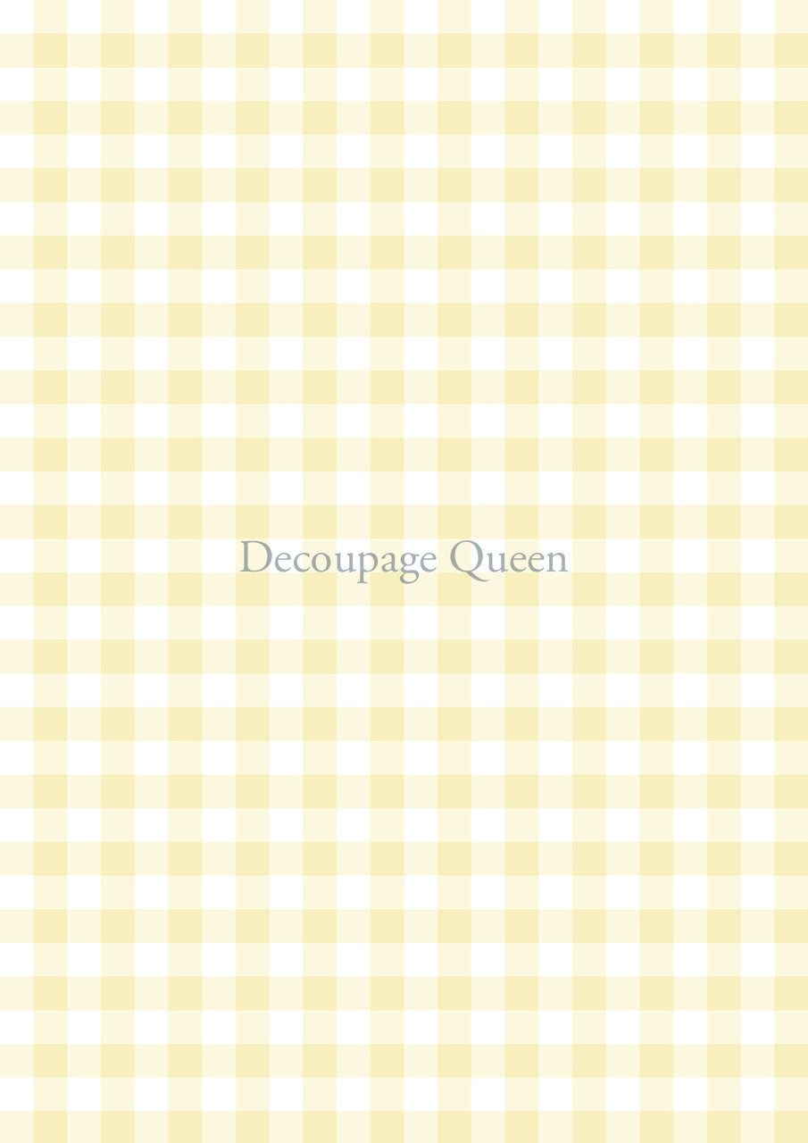 Decoupage Queen - Yellow Gingham (Spring Reveal 2024)