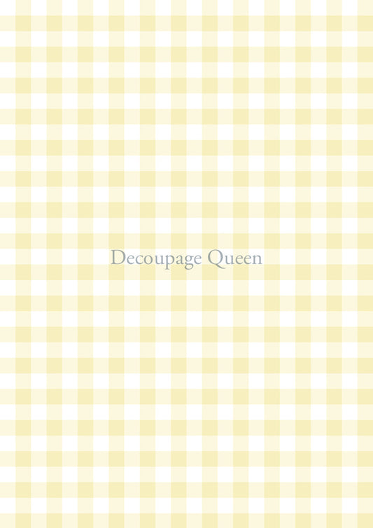 Decoupage Queen - Yellow Gingham (Spring Reveal 2024)