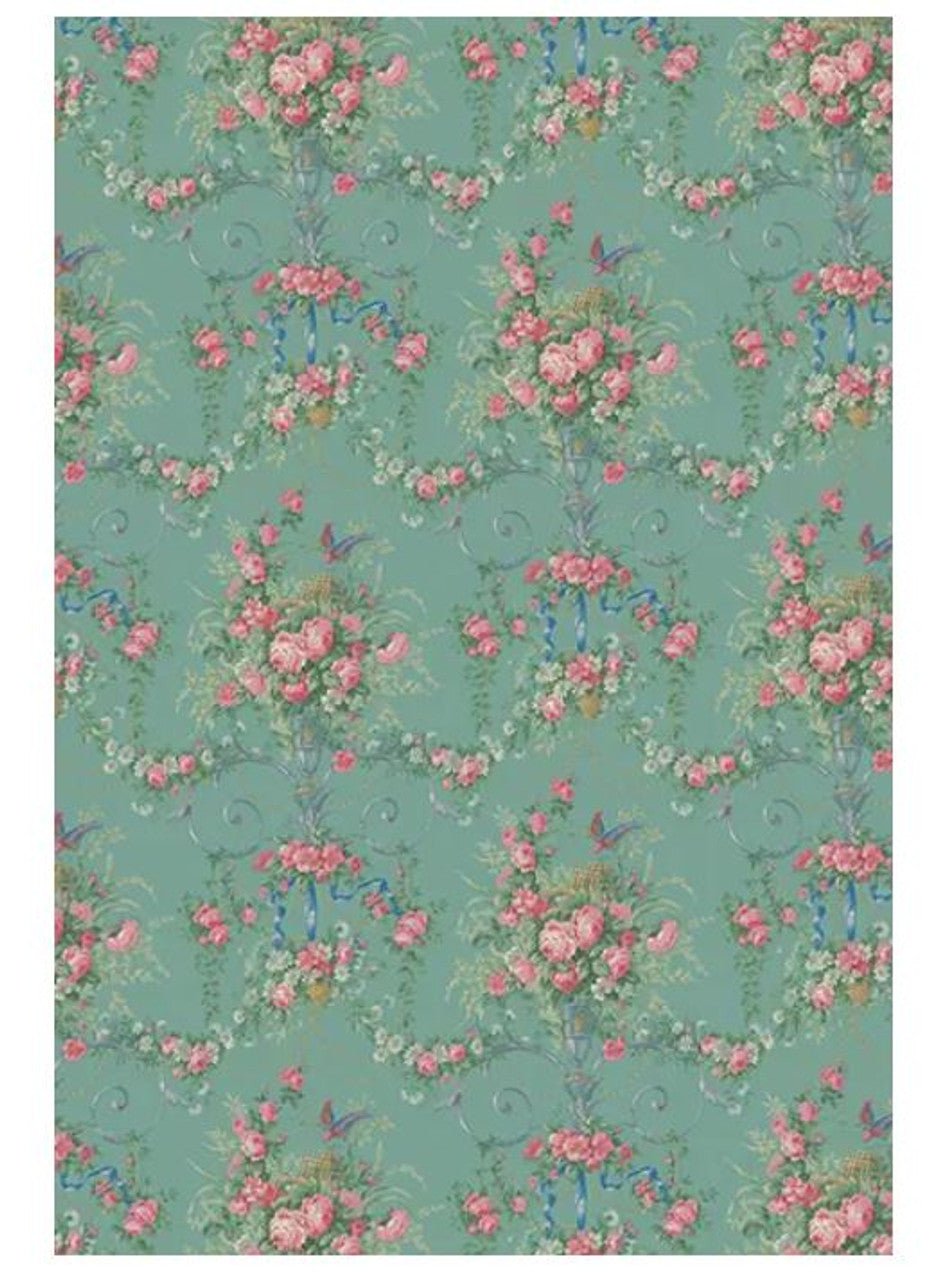 Calambour - Green Shabby Roses