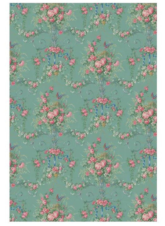 Calambour - Green Shabby Roses